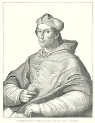 ベルナルドドビジダダビビエナ枢機卿、1470年〜1520年、パルラファエルサンツィオ、ギャラリーピッティ